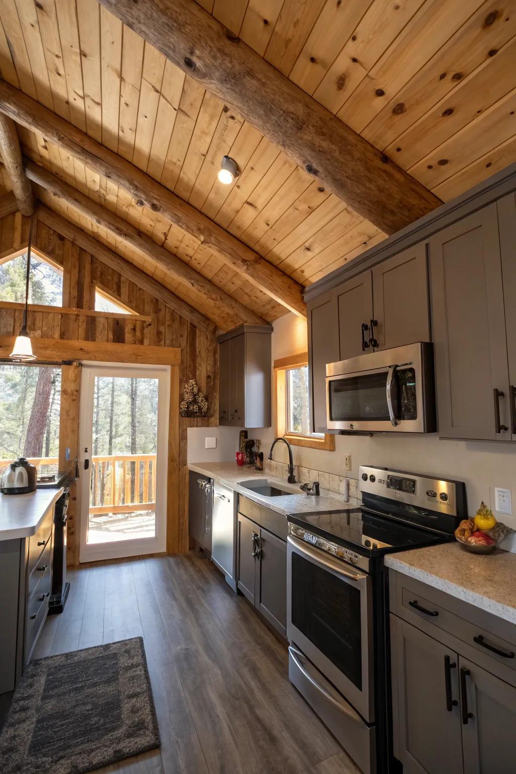 Modern conveniences meet countryside charm.