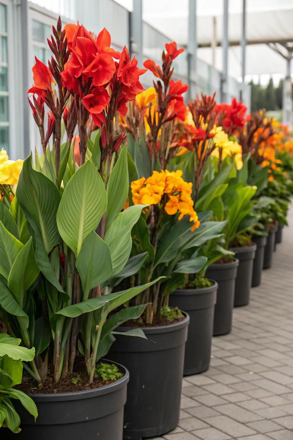 A dramatic centerpiece created by grouping majestic blooms.