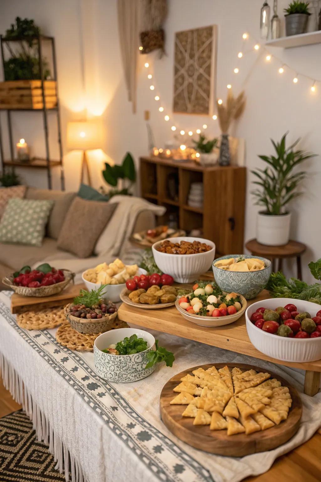 Assorted serving accessories provide distinction, along with personality, for your table.