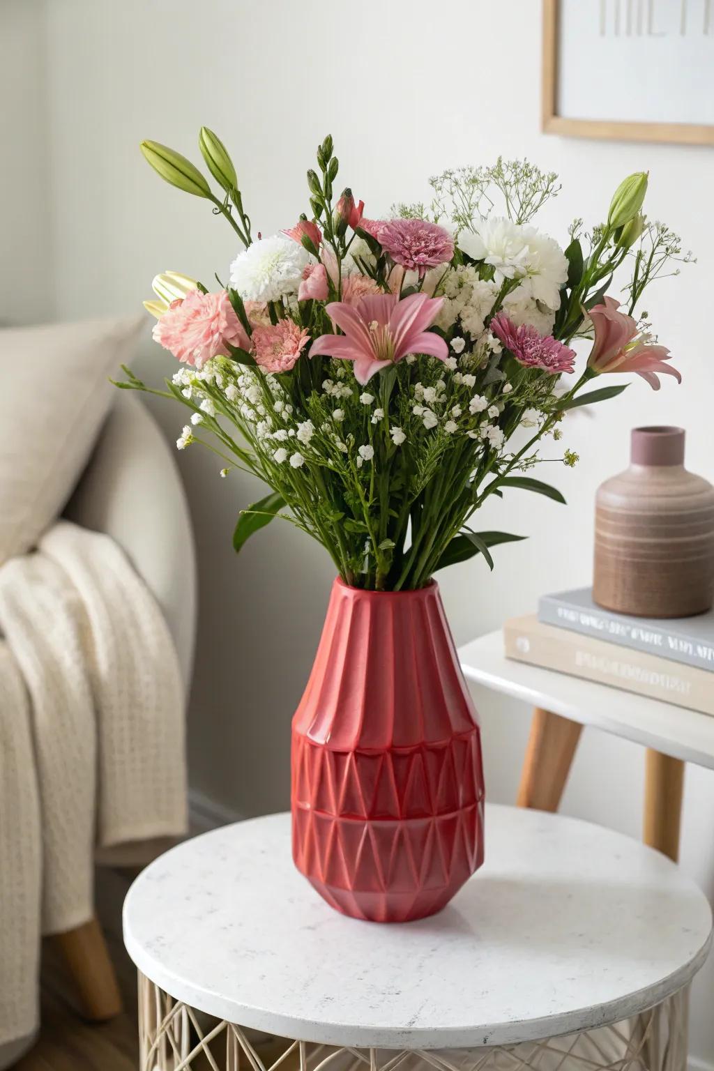 Modern ceramic vases bring a stylish accent to every room.