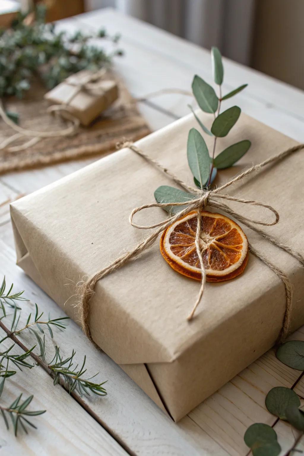 Elevate your Yuletide presents with earth-conscious sophistication. 🎁✨ #ScandiBoho #GiftWrapInspiration