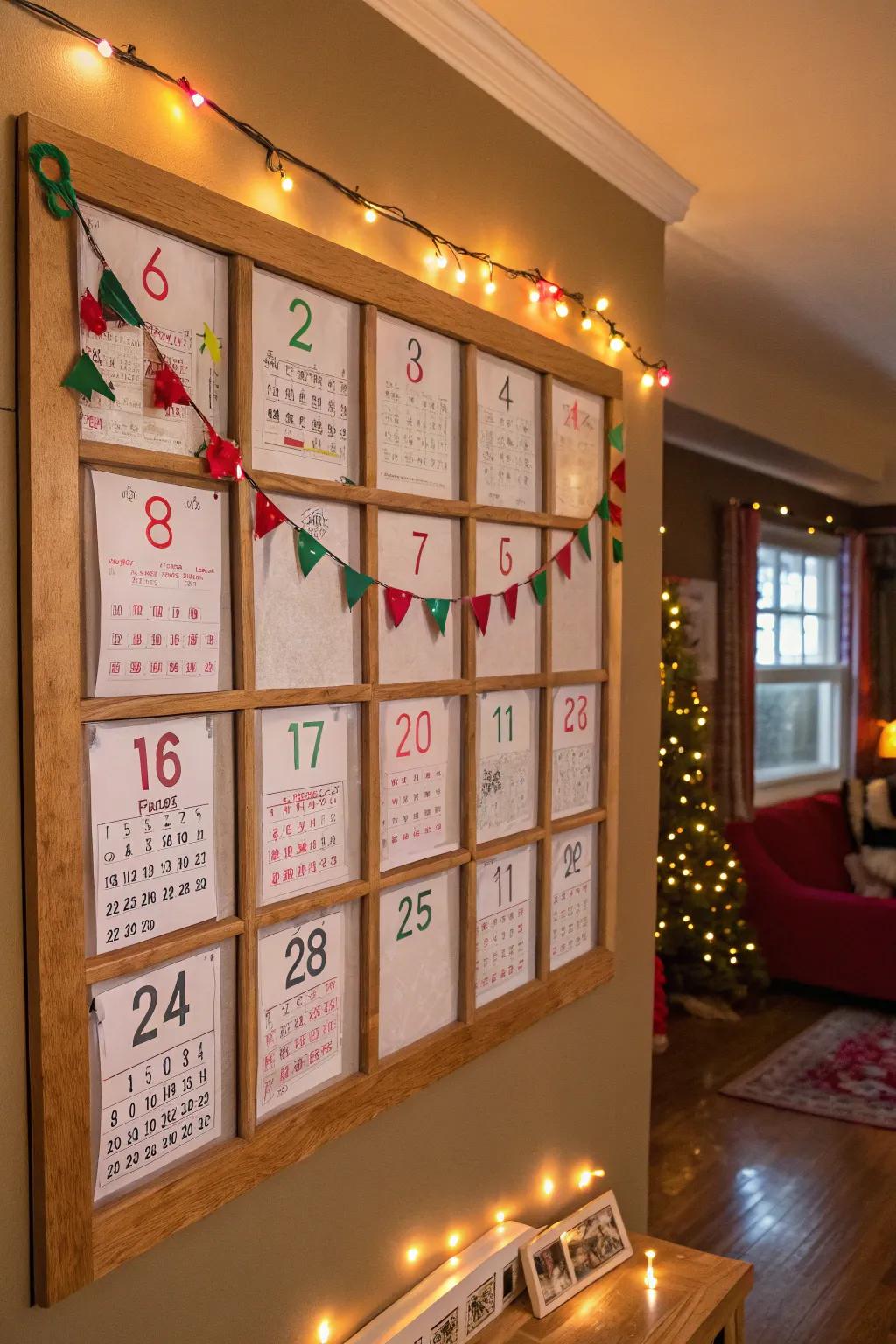 An advent calendar offers daily math discoveries.