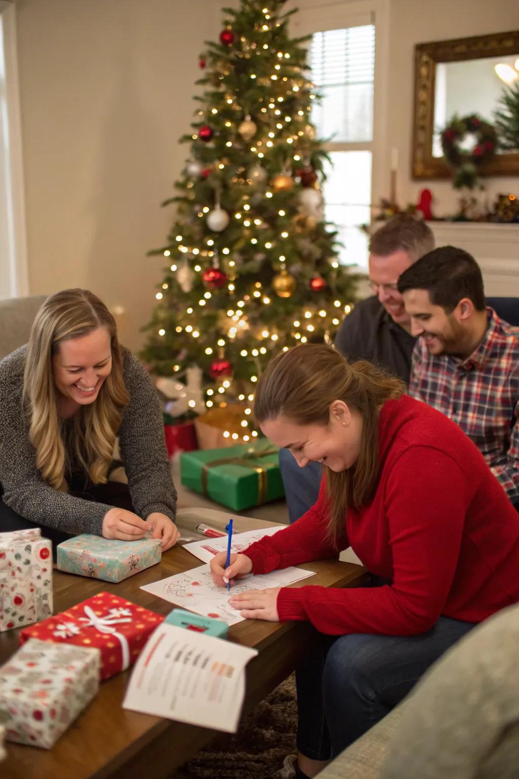 A Secret Santa sock exchange adds a fun twist to holiday traditions.