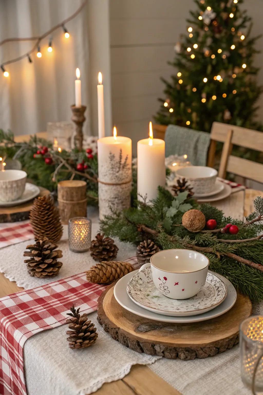 A themed design introduces coherence and charm to the table.