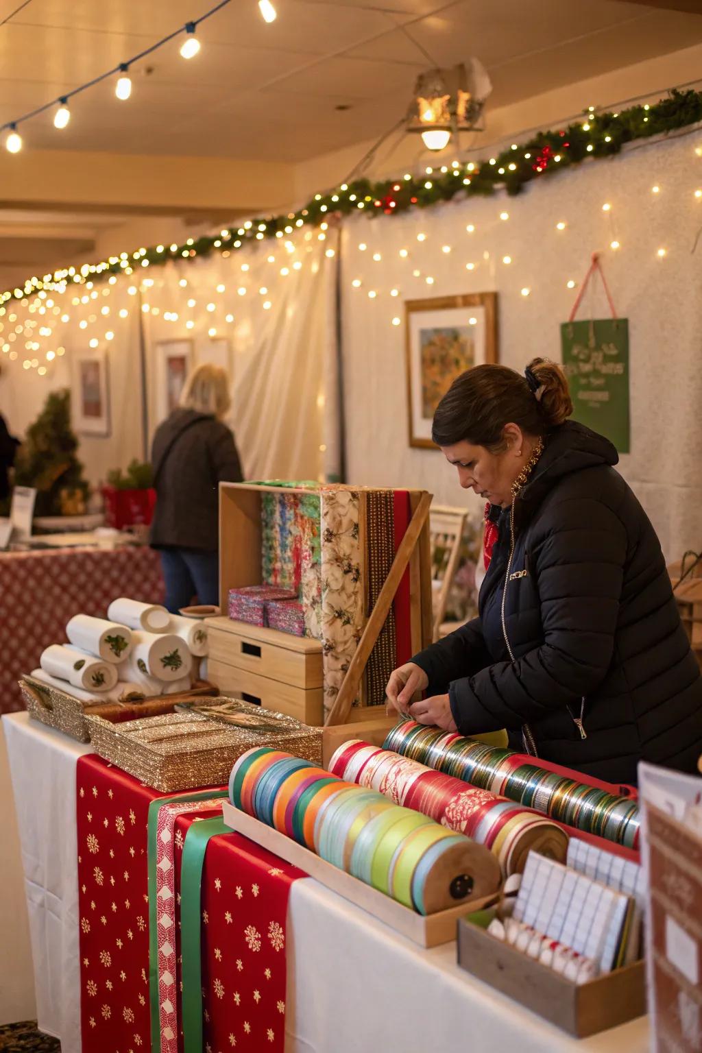 Gift wrapping services append convenience and allure.