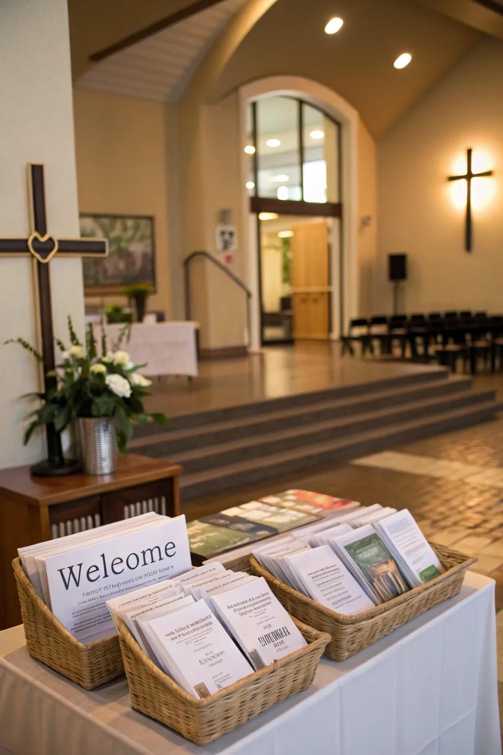 Welcome packages give a personal touch and essential information.