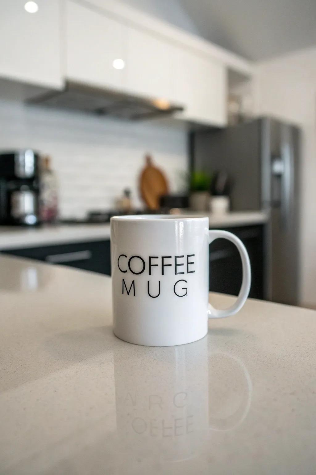 Simple mugs add class to your daily coffee.