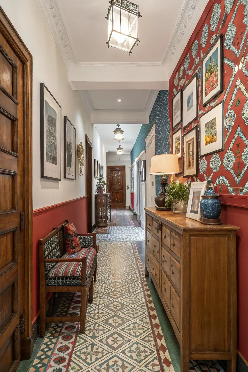 Intermingling aesthetics can cultivate a curated and distinct area.