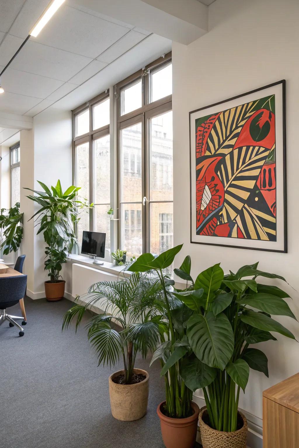 Decorative elements that add character and charm to a workspace.