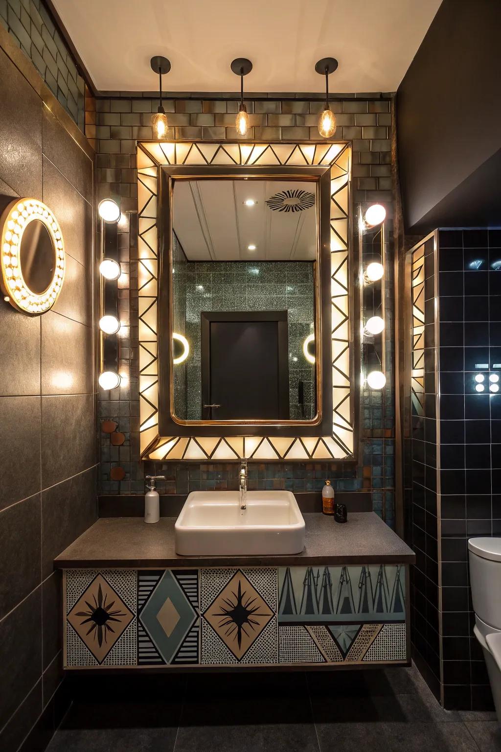 Transform mirrors into functional pieces of art.