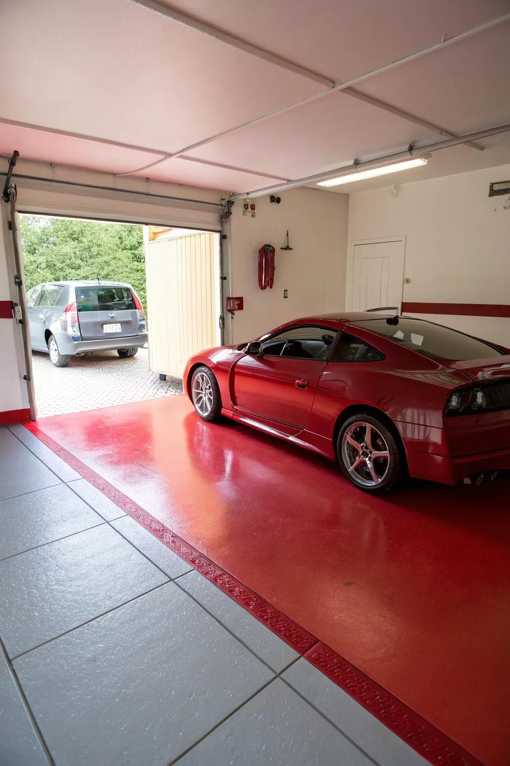 A color-coordinated surface fosters a unified and personalized area.