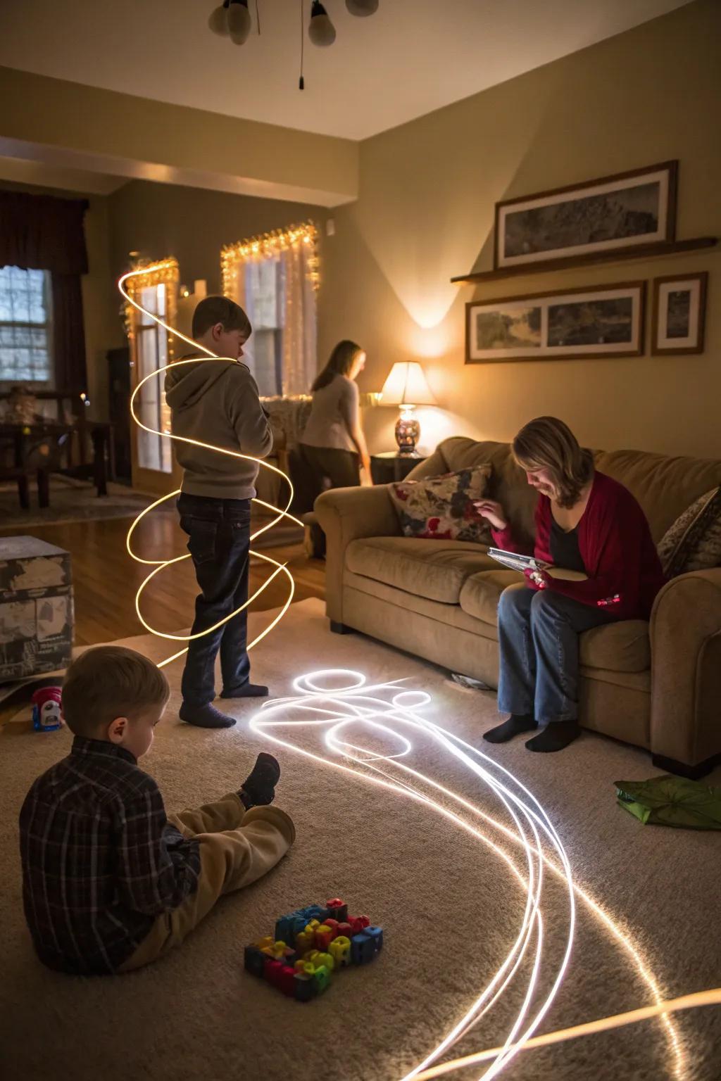 Preserve memories through light-augmented portraits.