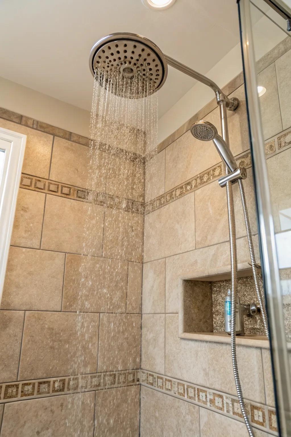 Subdued hues bring a calming spa-like atmosphere to your bathroom.