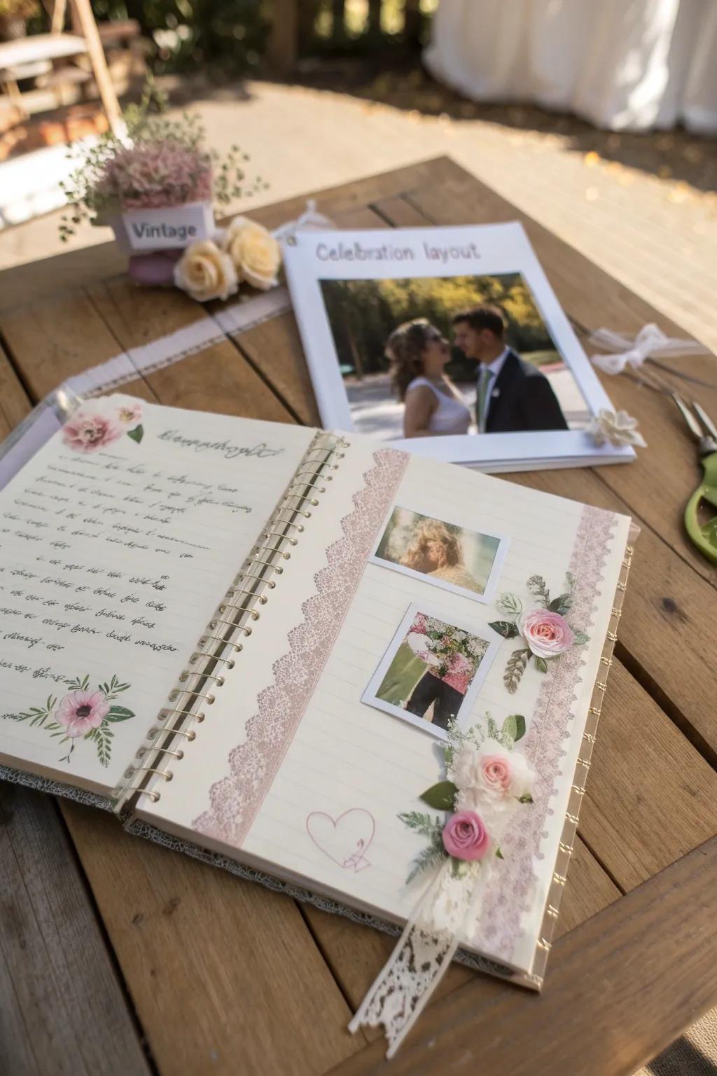 Capture the spirit of your special moments with a scrapbook page dedicated to themed celebrations.