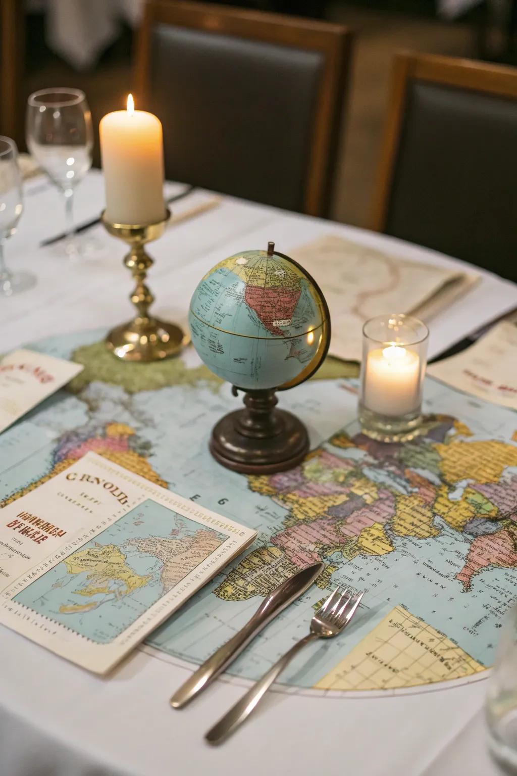 Maps and globes spark wanderlust.