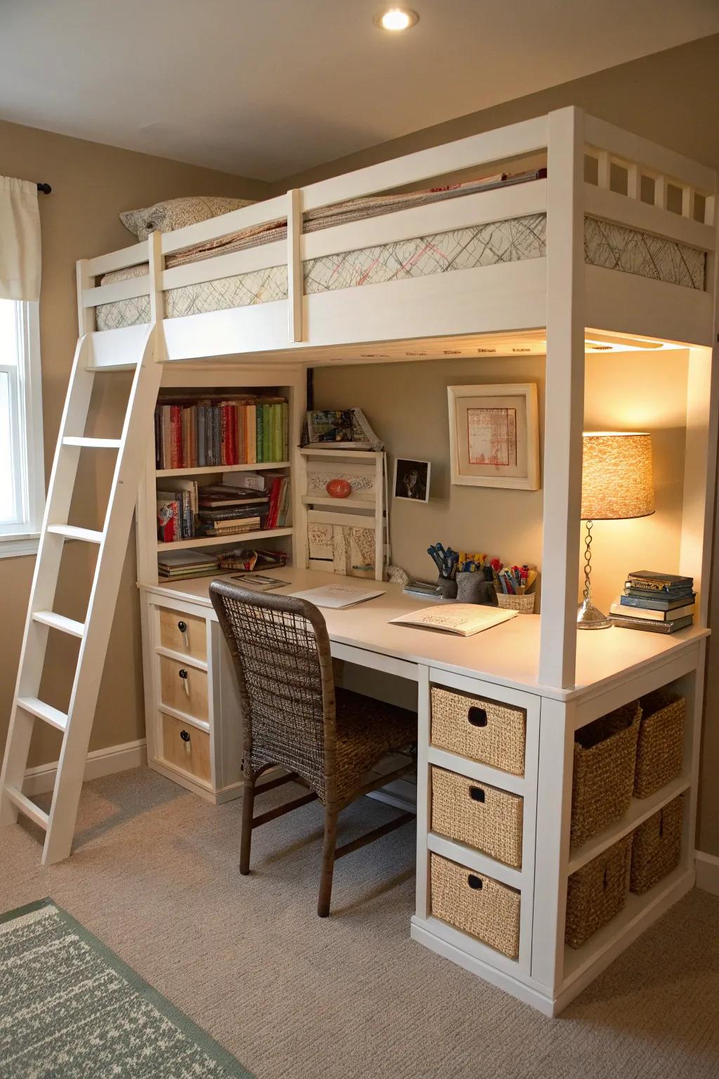 Furniture with a stylish touch.