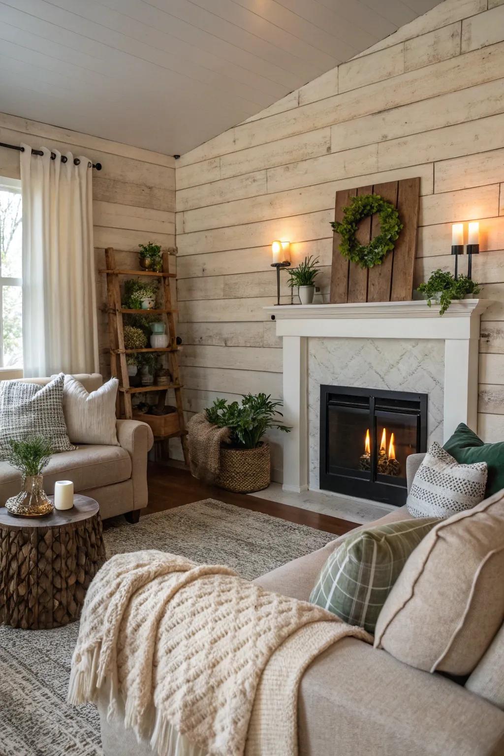 Textured walls enrich any space with depth and fascination.