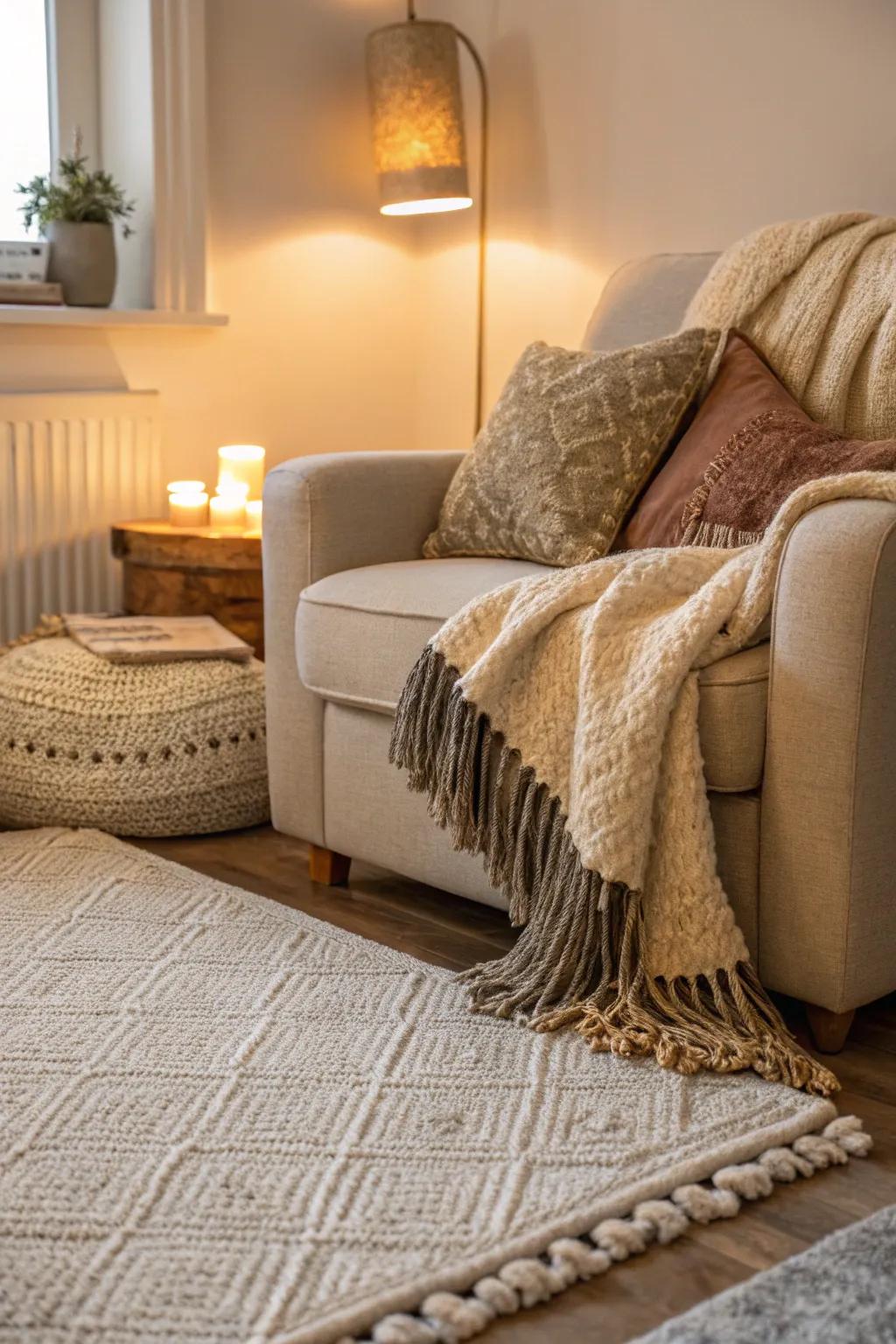 Weaves elevate the warmth and style of every corner.