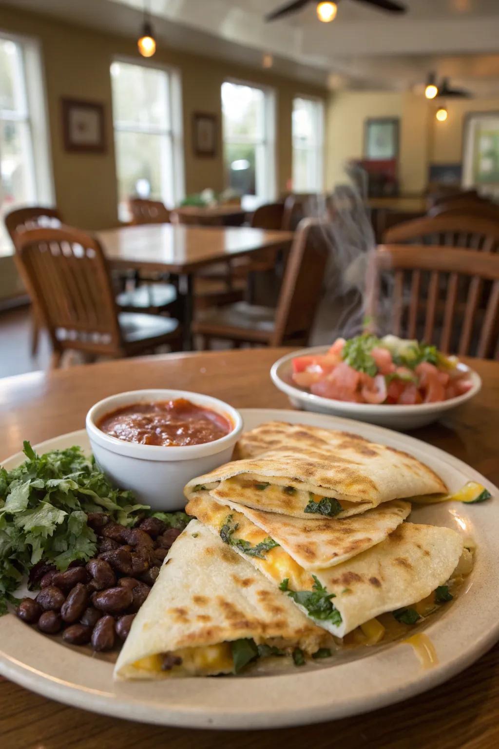 Overstuffed quesadillas, ideal for a swift and tasty meal.