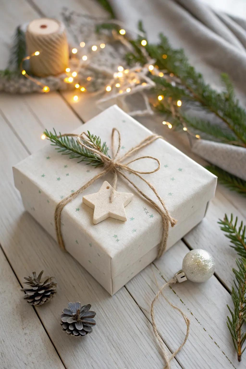 Celebrate the season with a touch of minimalist elegance in your gift-giving.