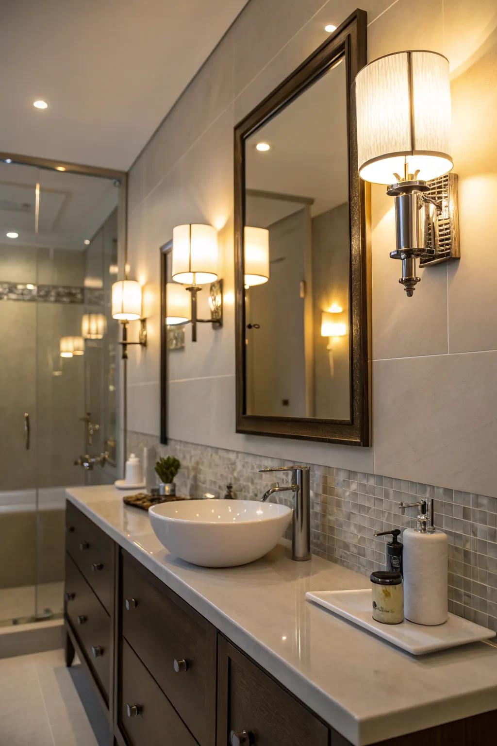 Soft lighting sets the perfect mood for chilling out.