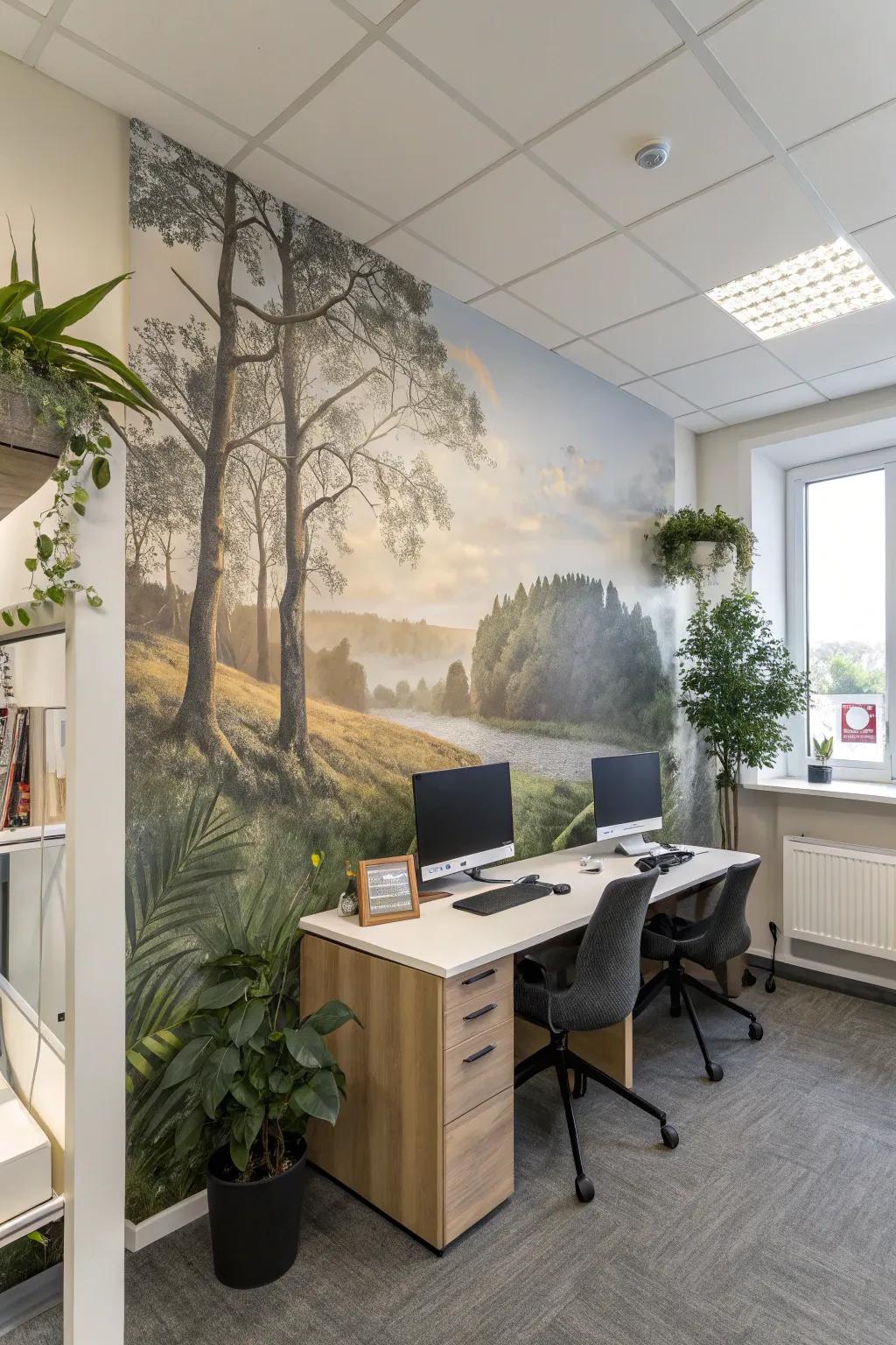 Artwork wallpapers transform walls into breathtaking visual art.