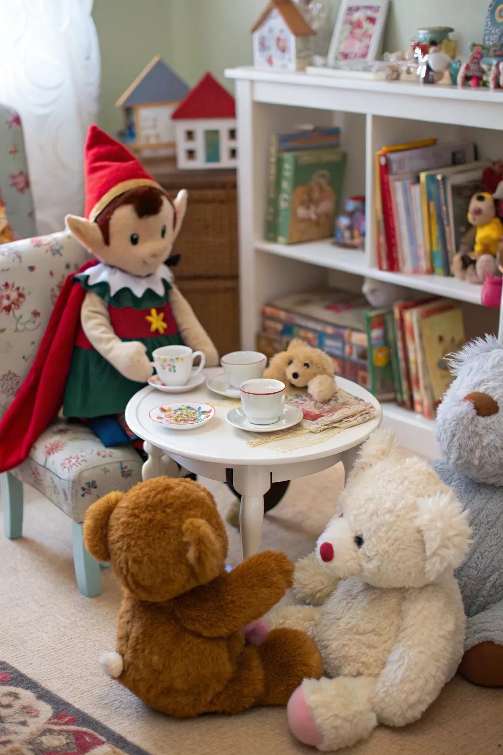 Invite your elf and companions for a delightful gathering.