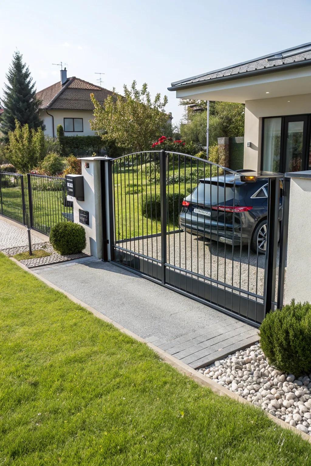 Automatic entries combine security with convenience.