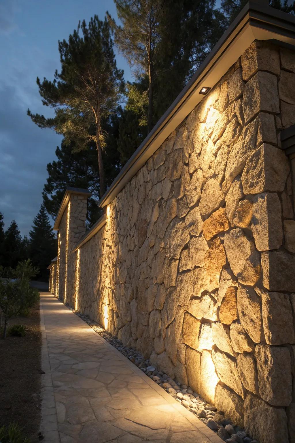 Lighting parts make a welcoming feeling for your outside walls.