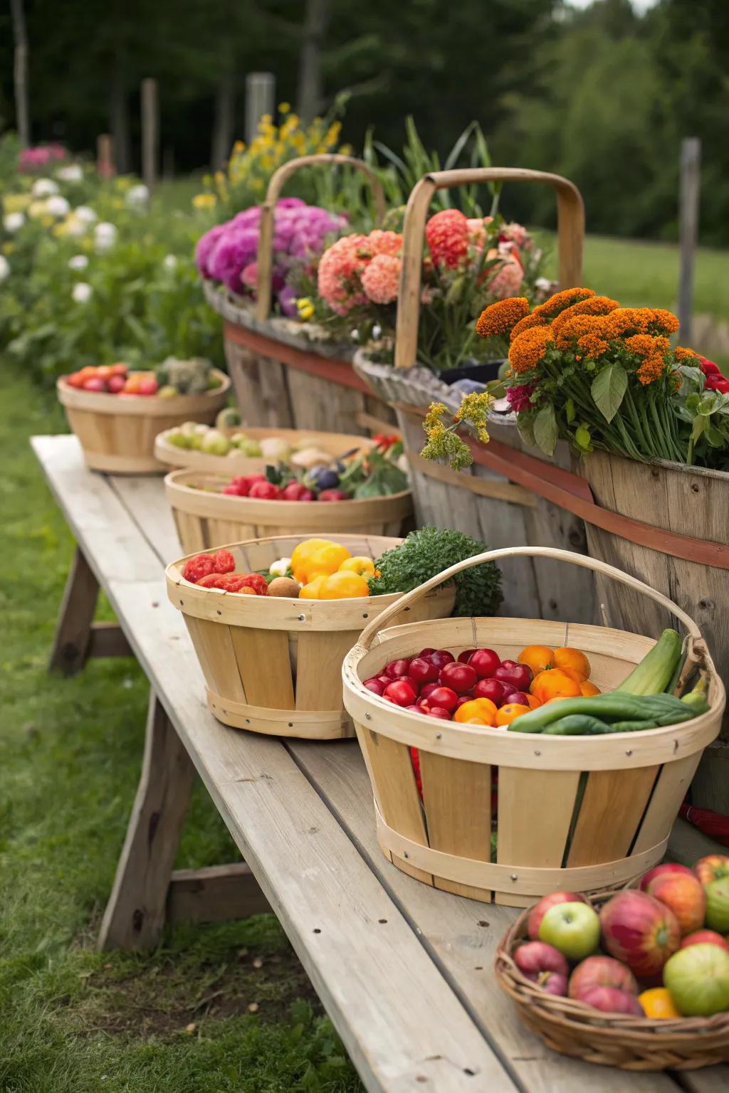 Countryside elements contribute warmth and appeal.