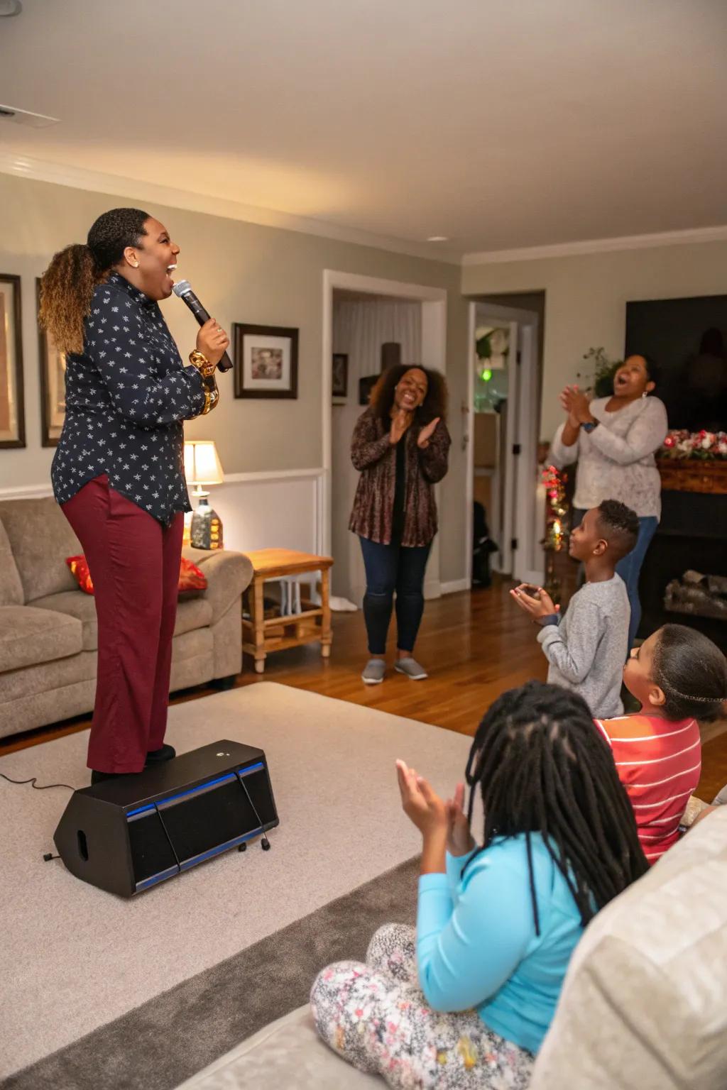 A spirited family talent showcase spotlighting everyone's singular skills.