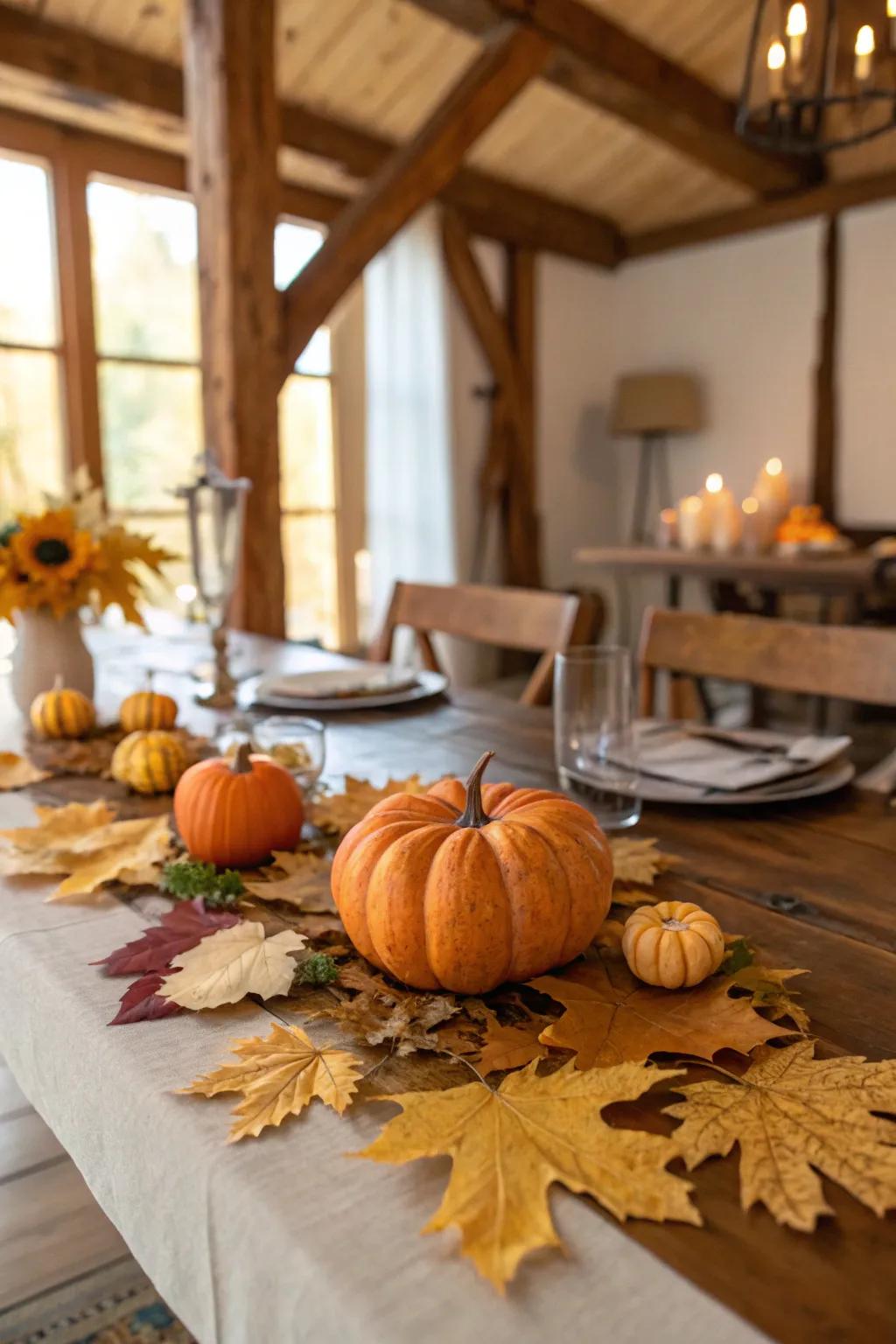 The timely touch of occasional decor elevates your table.