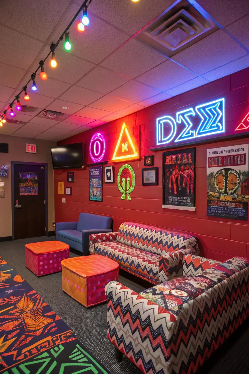 Bold colors can really liven up your space.