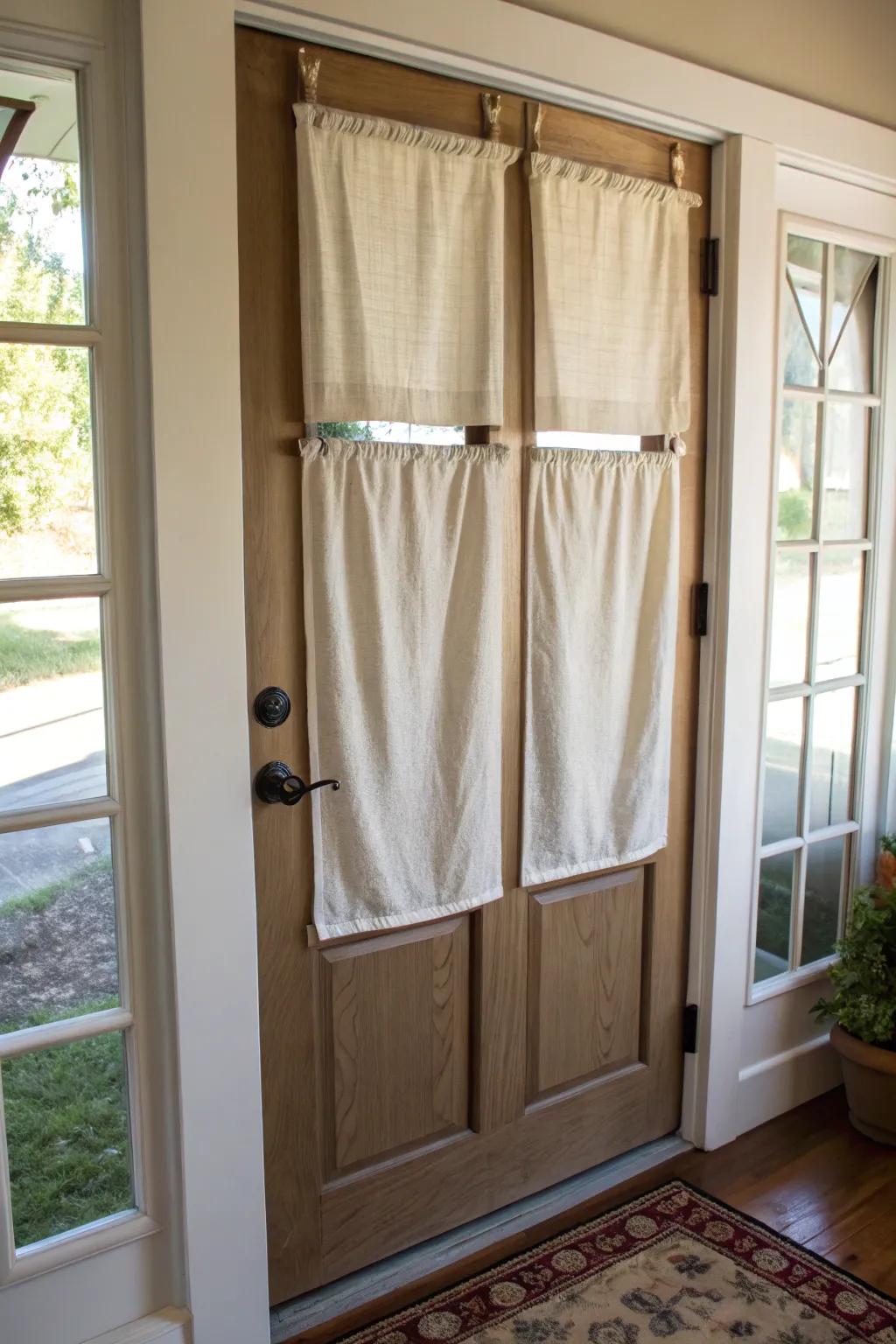 A creative DIY window covering that makes privacy better in a stylish way.