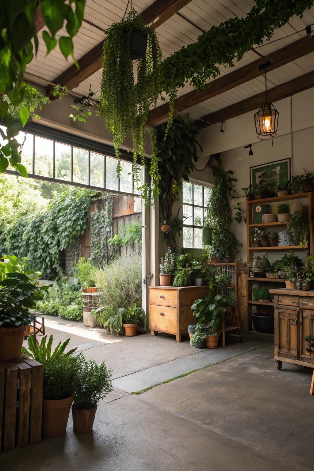 Natural elements amplify the atmosphere of your living space.