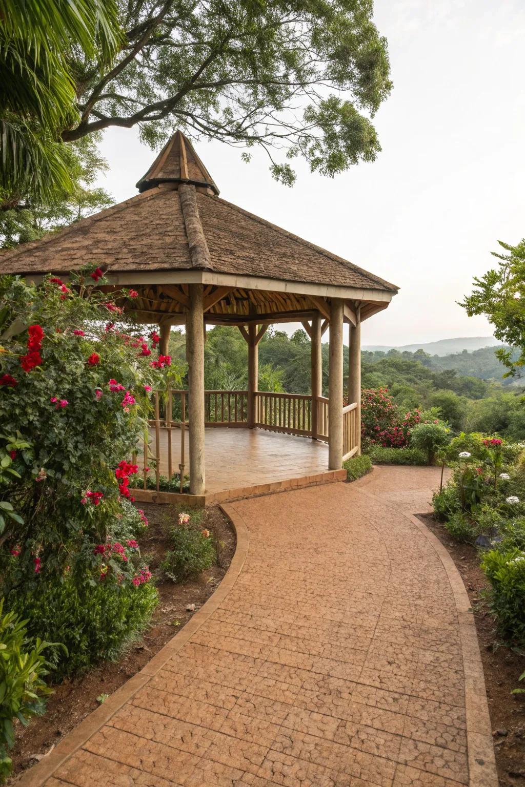 Soft and earth-friendly, cork is ideal for your outdoor haven.