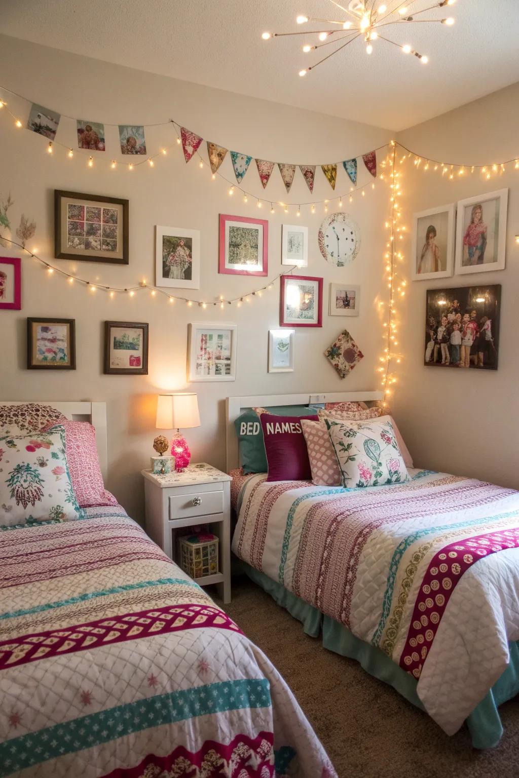 Custom touches add personality and charm to shared spaces.