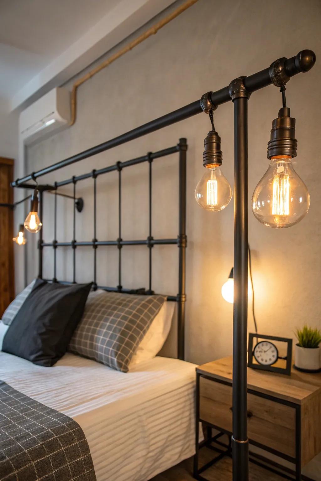 Urban-style lighting offers a contemporary, urban feel.