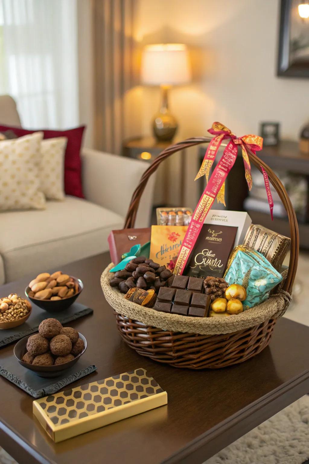 Gourmet snacks add a touch of luxury to their move-in experience.