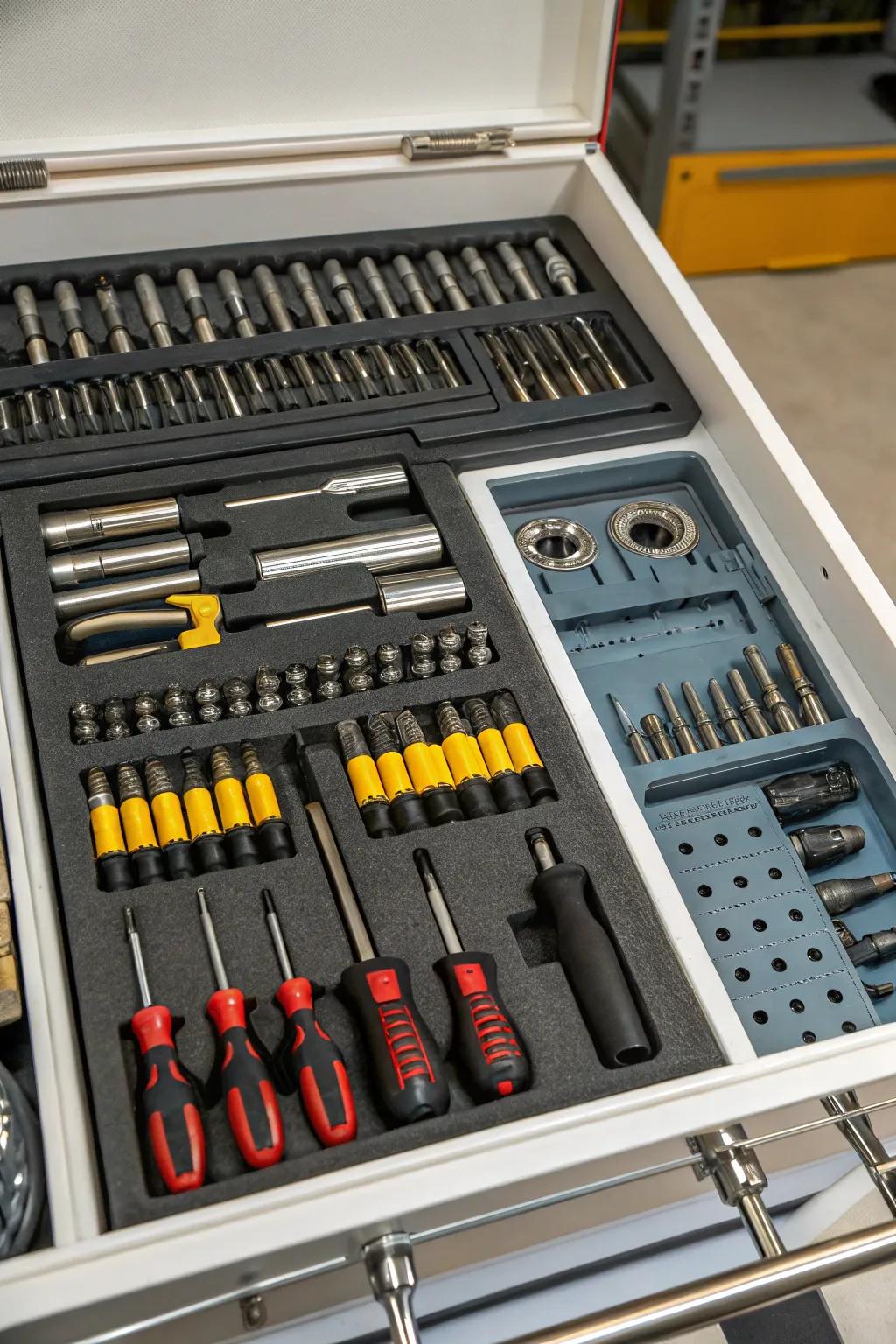 Your toolbox gains beauty and functionality from visual order.