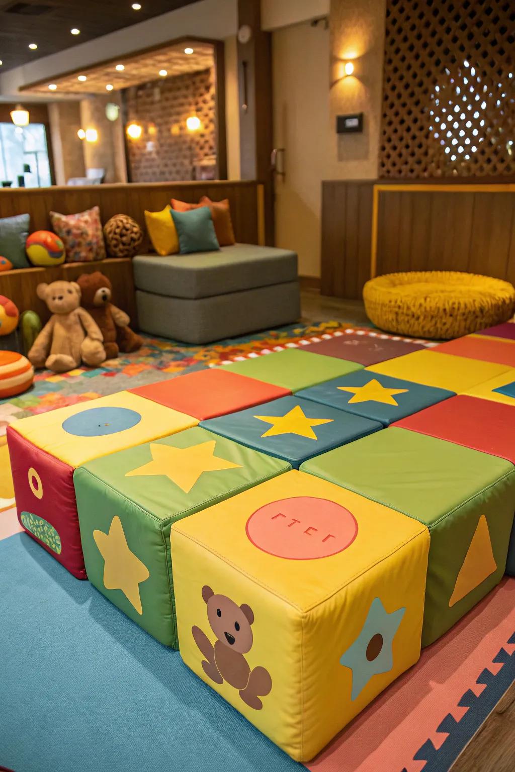 Gentle amusement sanctuaries provide a secure environment for active toddlers.