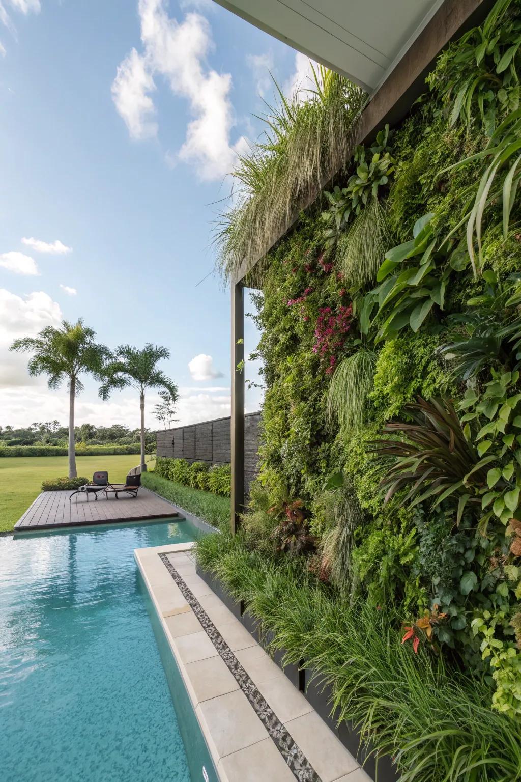 Sky gardens give greenery without using up a lot of space.