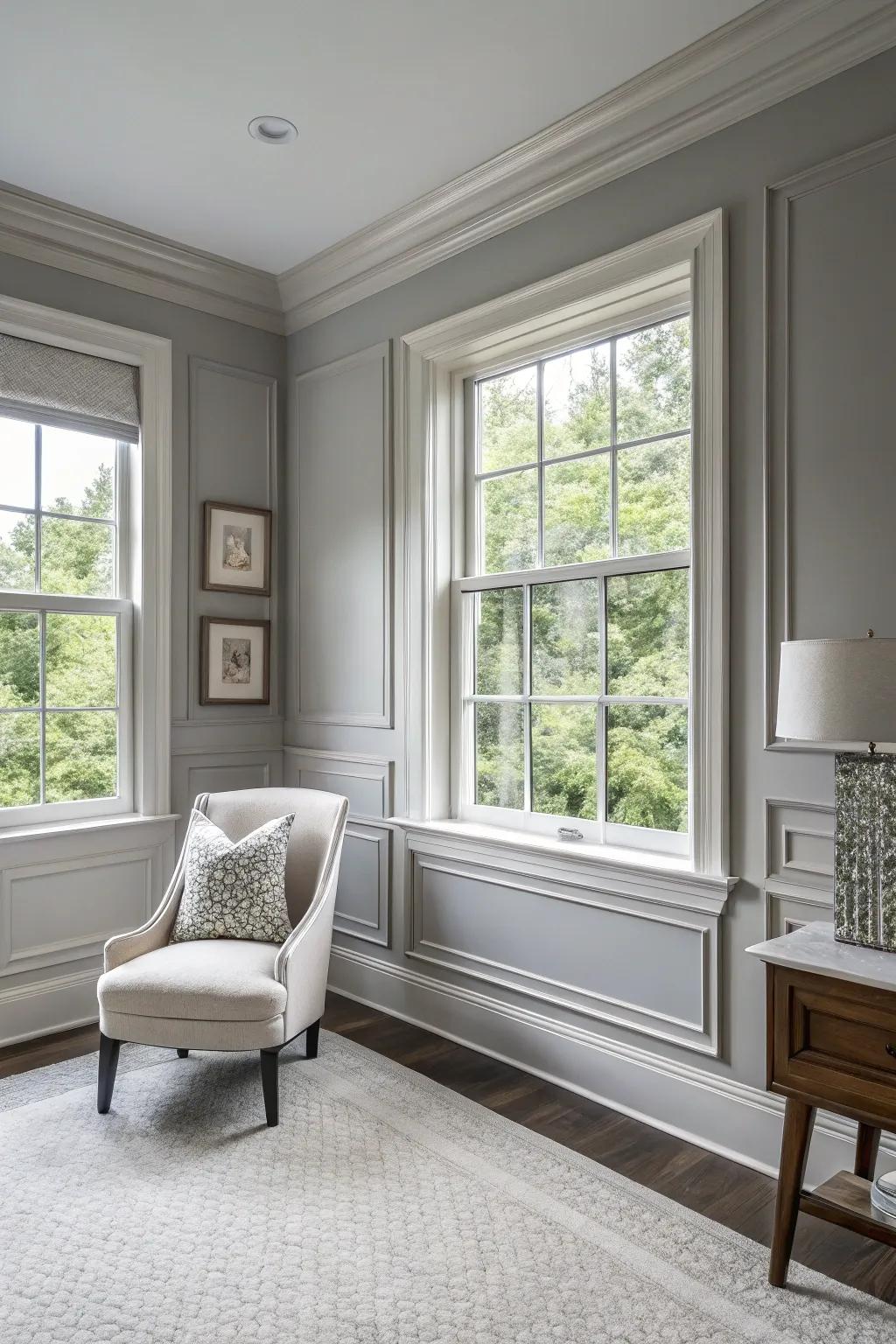 Unified trims for a seamless and unified design.