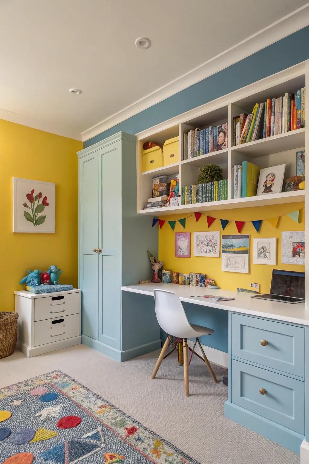 Functional areas make rooms adaptable and engaging.