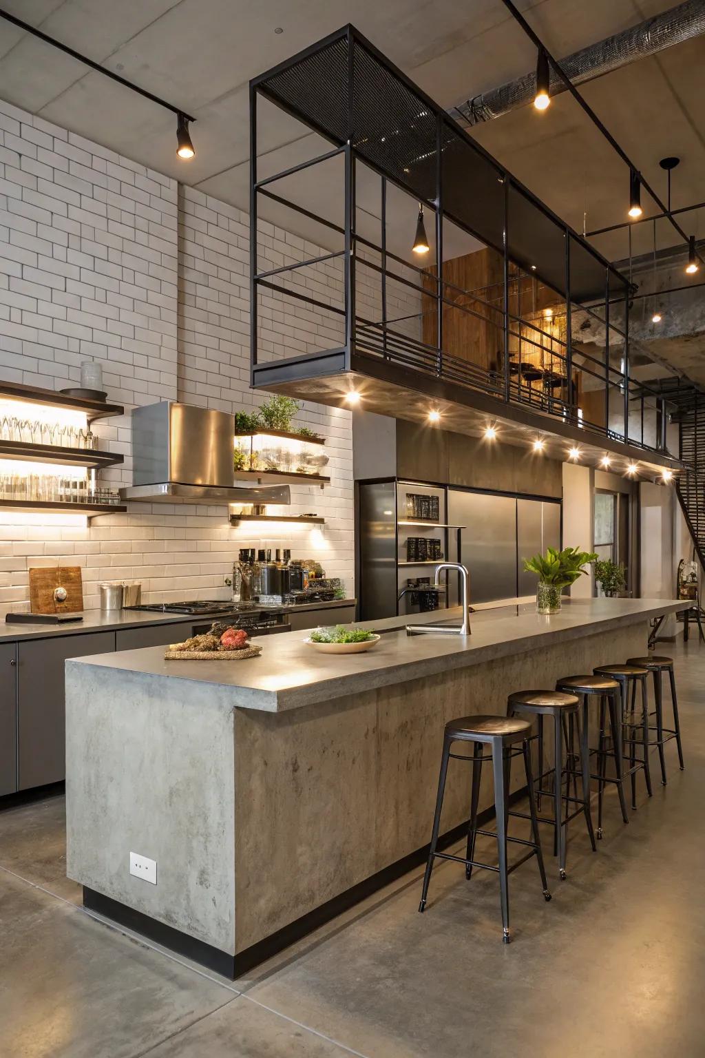 An urban-contemporary peninsula that makes a bold statement.