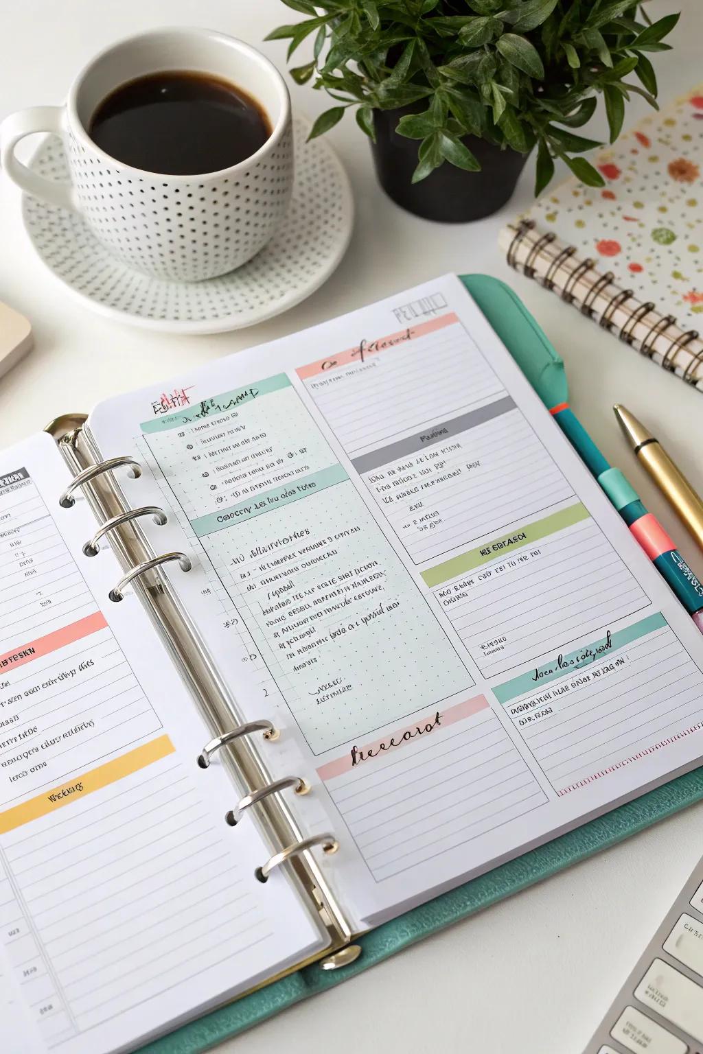 Goal-setting pages assist in turning dreams into reality.