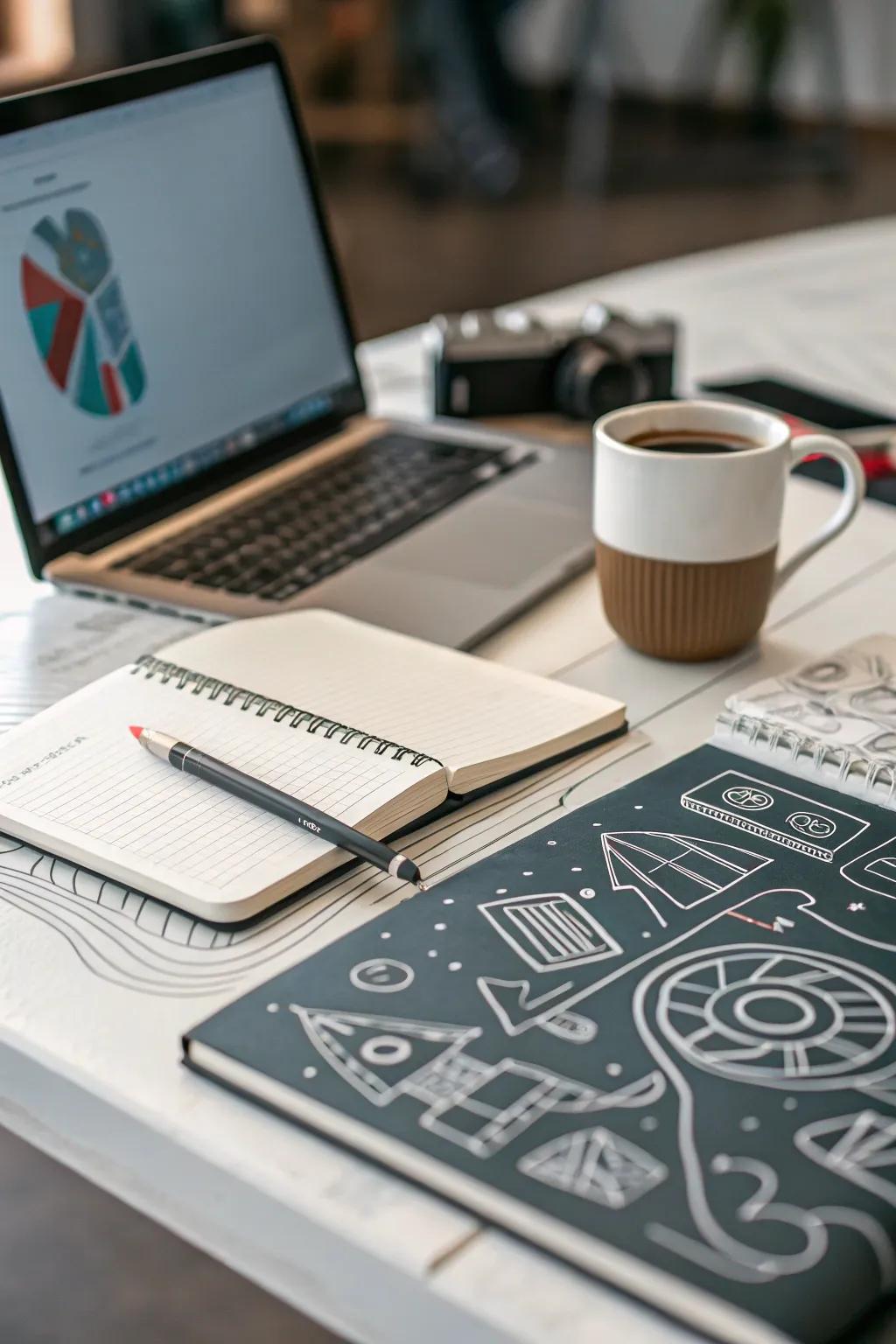 Turn the common into special using abstract line work.