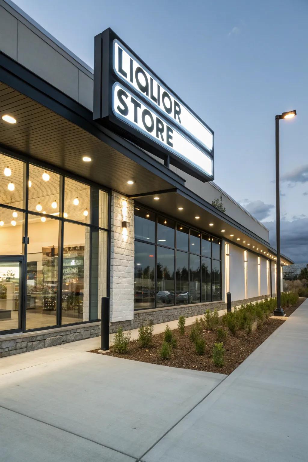 LED lights bring a modern flair to your signage.