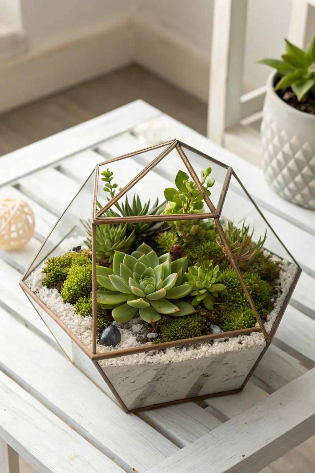 Create your own miniature garden oasis with a beautifully crafted DIY habitat.