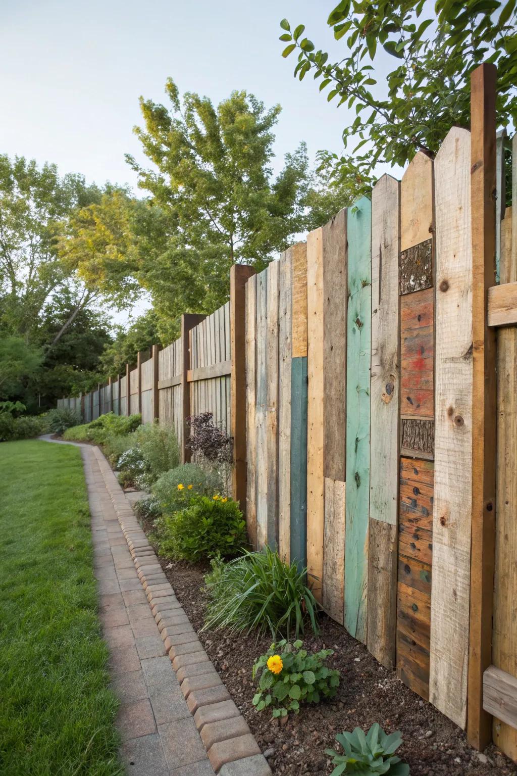 Introduce character into your garden through the implementation of reclaimed timber fencing solutions.